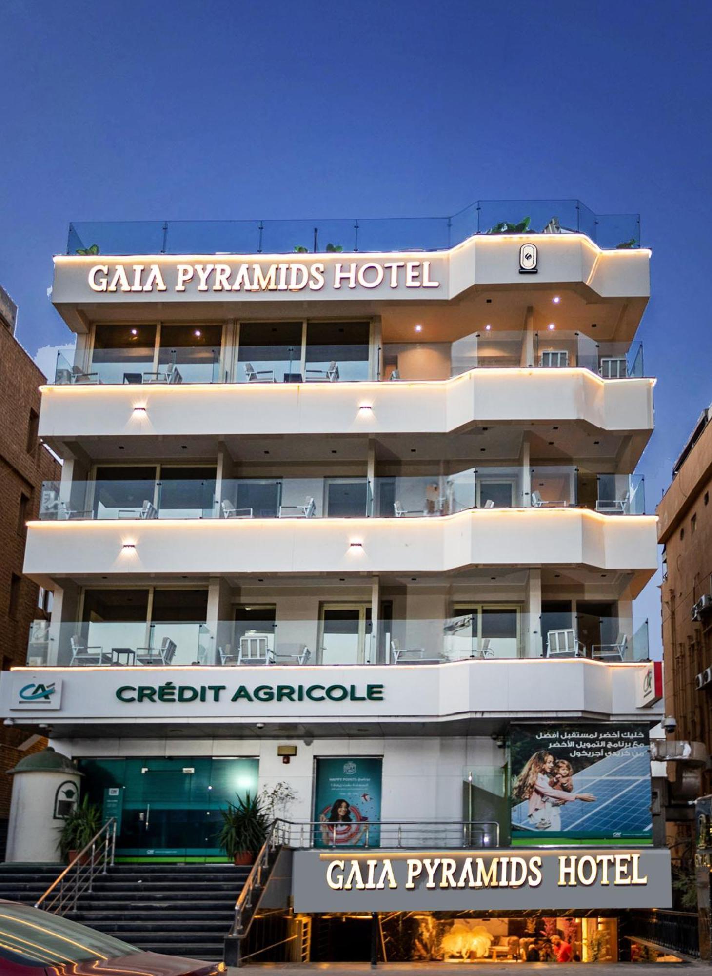 Gaia Pyramids Hotel Kafrat al Jabal Bagian luar foto